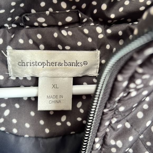 Christopher & Banks Puffer Vest Quilted Padded Sleeveless Jacket Size‎ xl - Picture 4 of 7